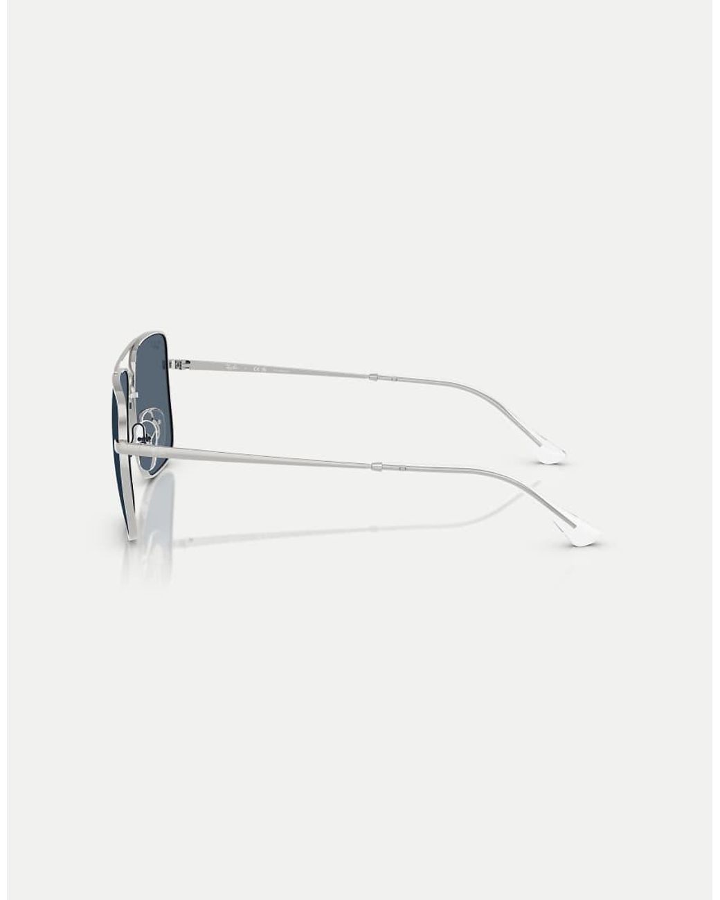 Ray-Ban Blue Ari Square Polarised Sunglasses With Lens