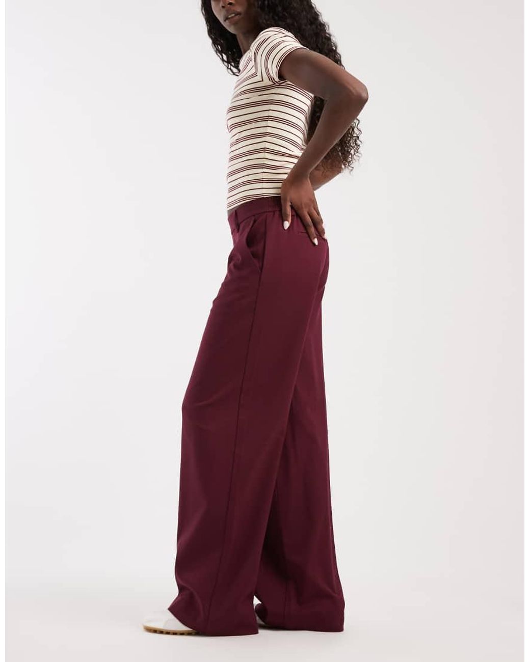 Object Wide Leg Tailored Pants