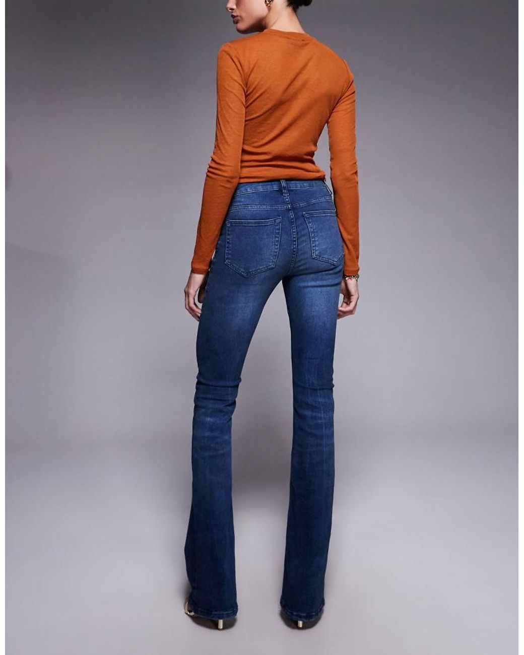 ASOS Blue Asos Design Tall Bootcut Flare Jeans