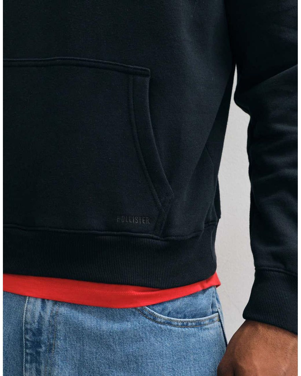 Hollister Blue Boxy Fit Hoodie Co-ord for men