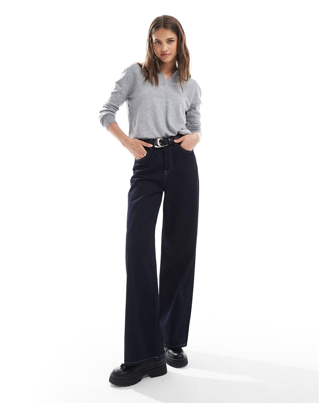ONLY Gray – strickpolohemd