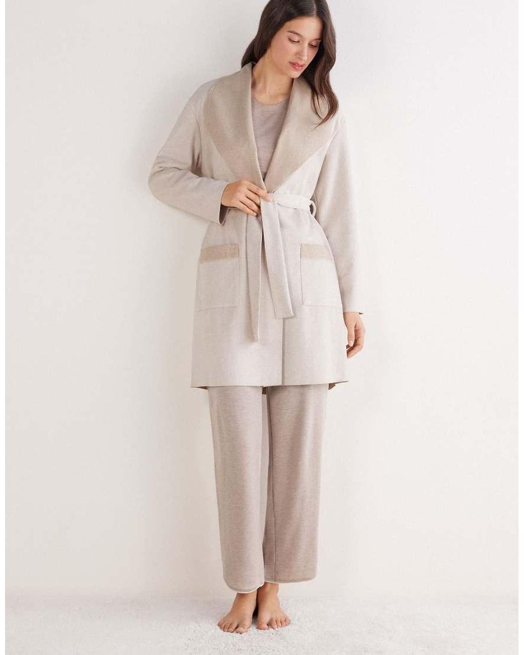 Intimissimi Natural Bathrobe Soft Winter