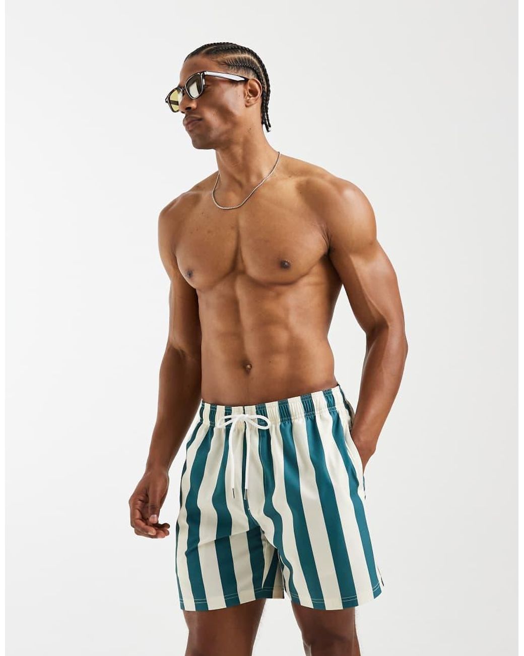 Cotton On Blue Strect Swim Shorts for men