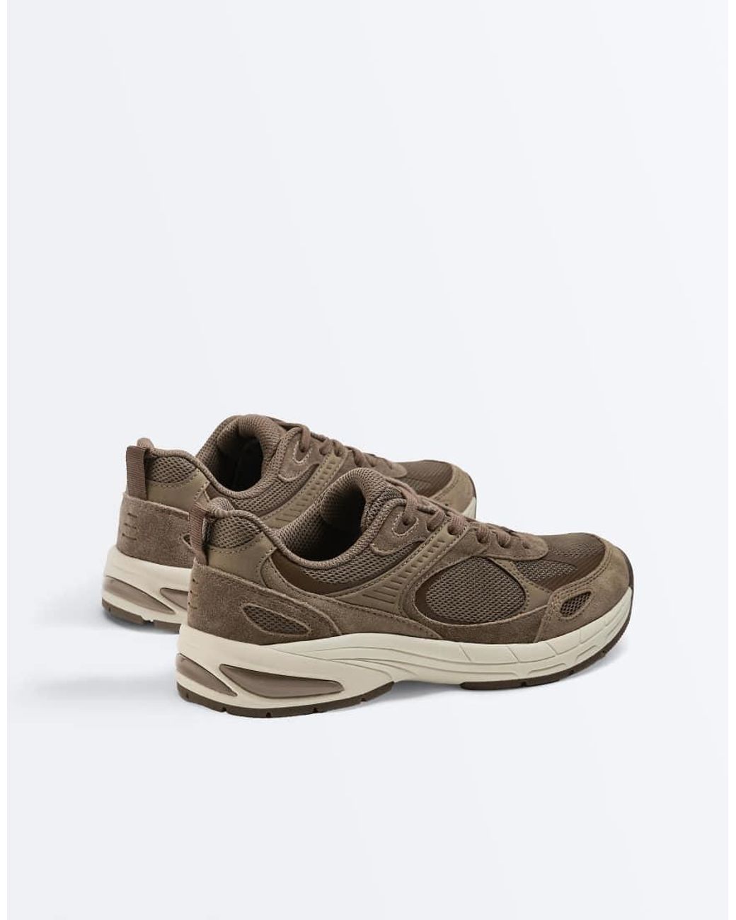 Oysho Brown Multi-piece Freetime Trainers