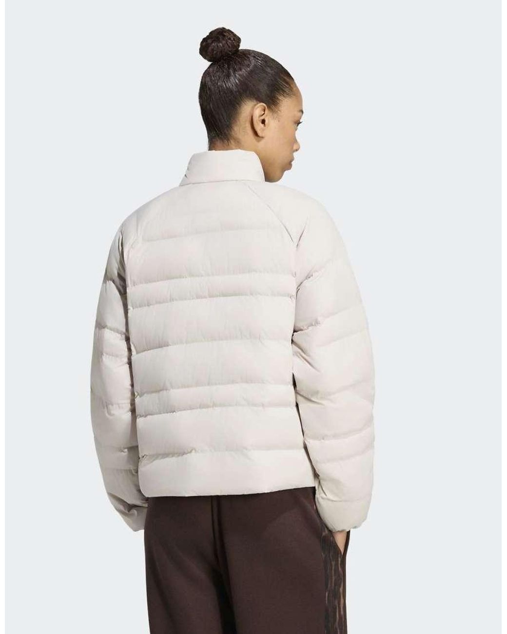 Adidas Originals White Essentials Packable Insulated Jacket