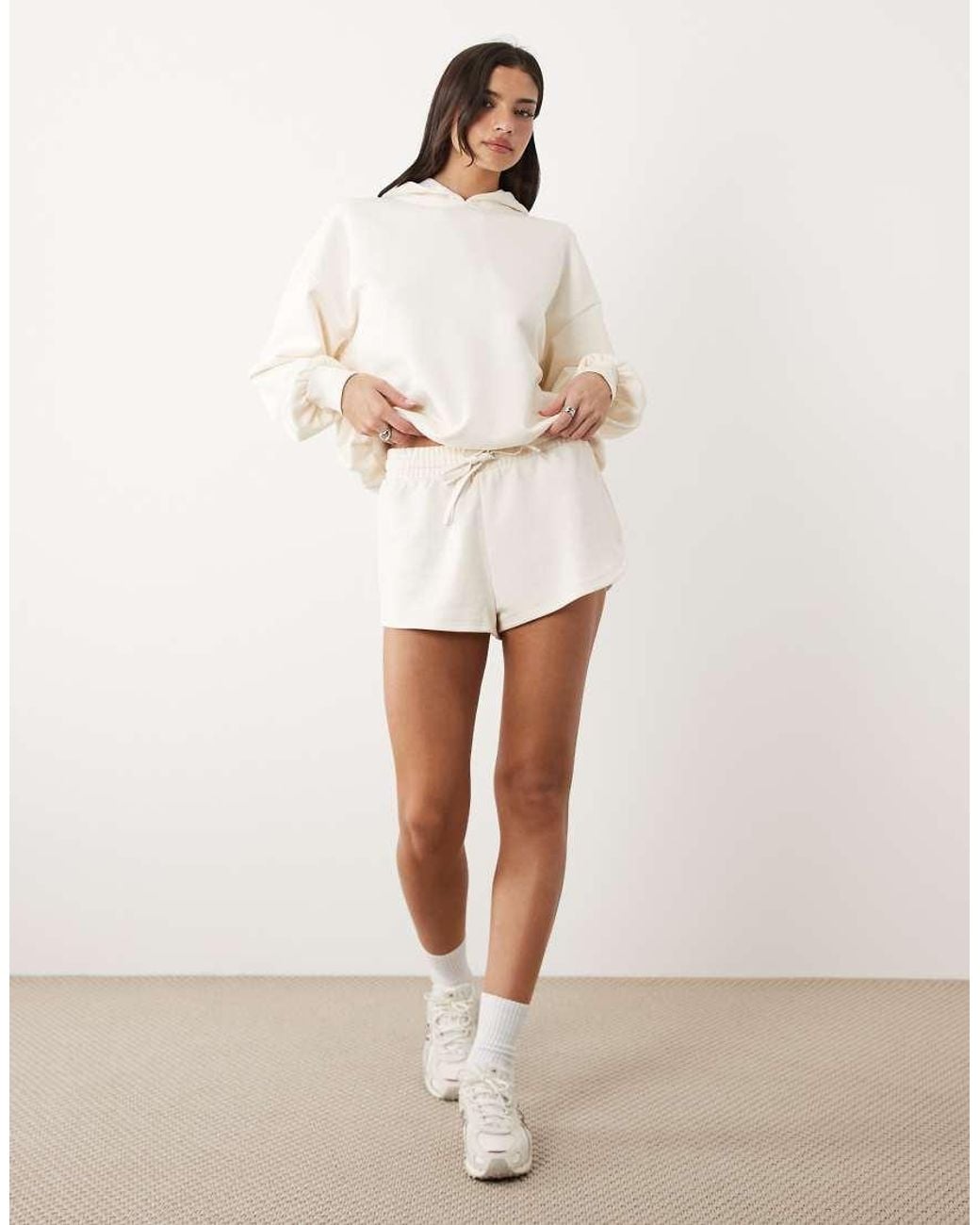 Gina Tricot Natural Co-ord Sweat Shorts