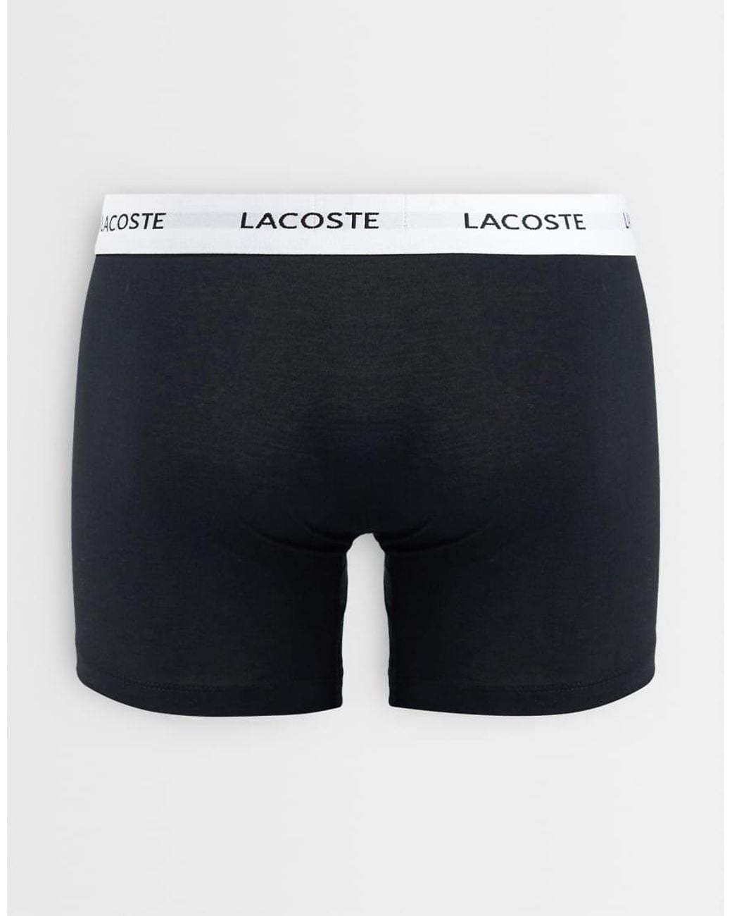 Lacoste Blue 3 Pack White Waistband Boxers for men