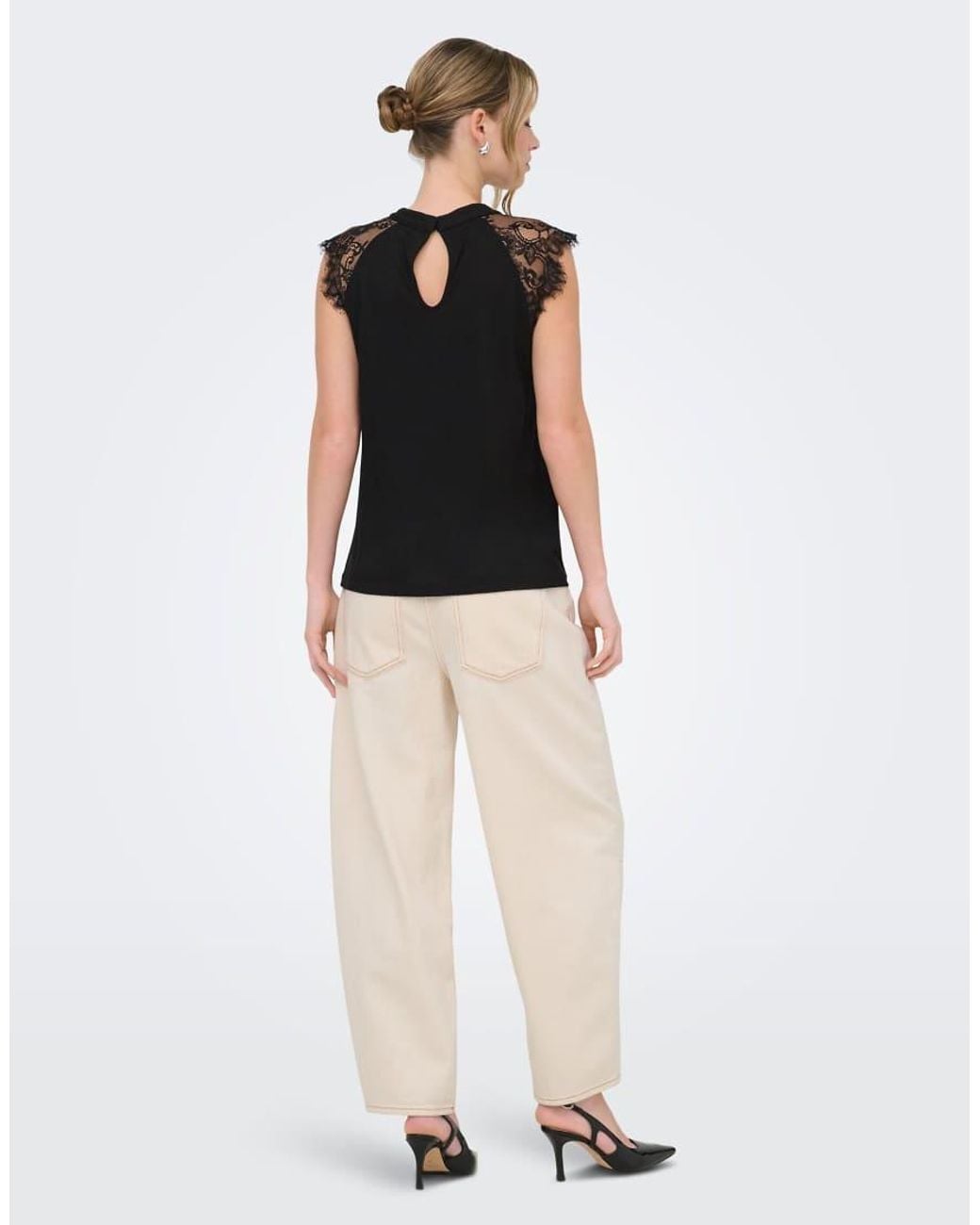 Top De ONLY de color Black