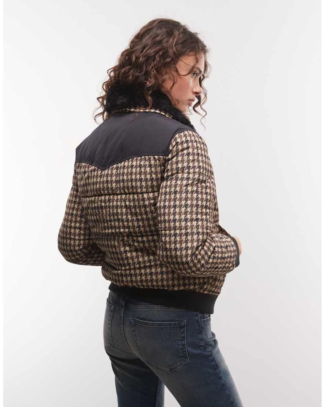Wrangler Black Western Puffer Jacket