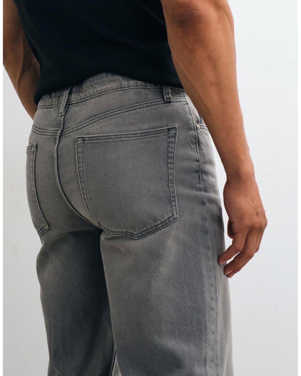 ASOS Black Straight Fit Jeans for men