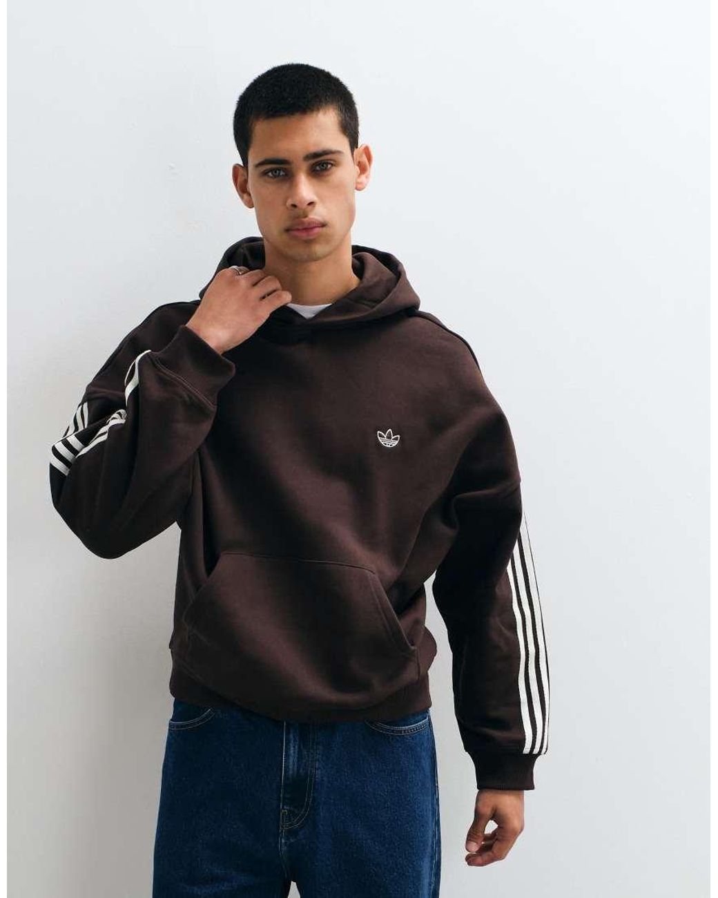 Adidas Originals Black Signature Sweat Hoodie for men