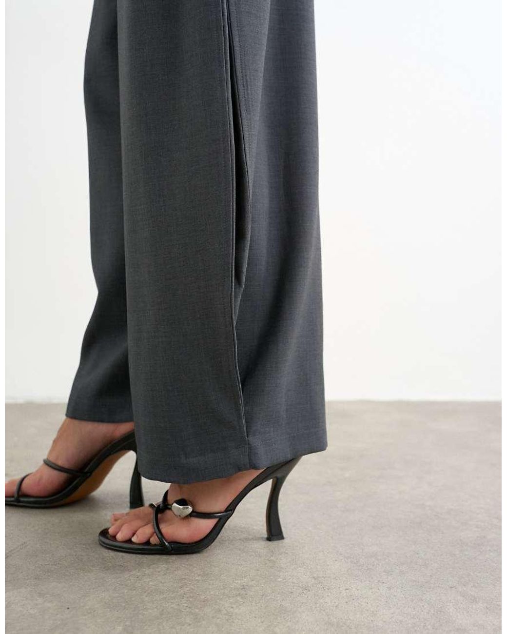 TOPSHOP White Co Ord Ovoid Side Pleat Trouser