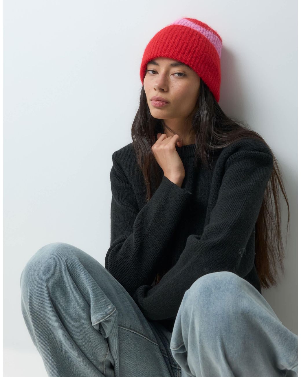 ONLY Multicolor Knitted Beanie