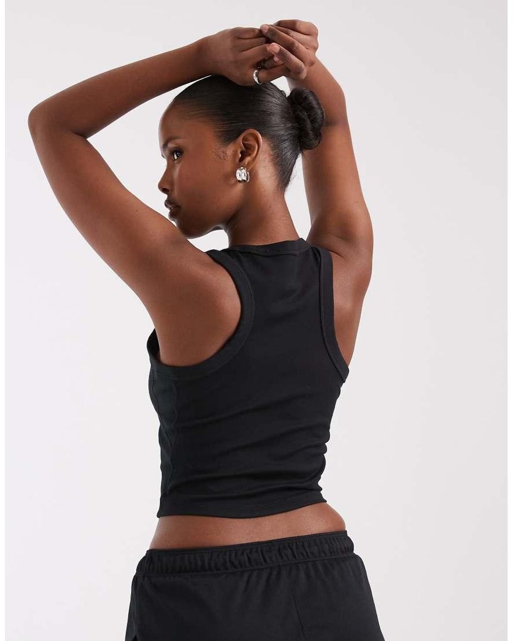 Nike Black One Dri-fit Cropped Vest