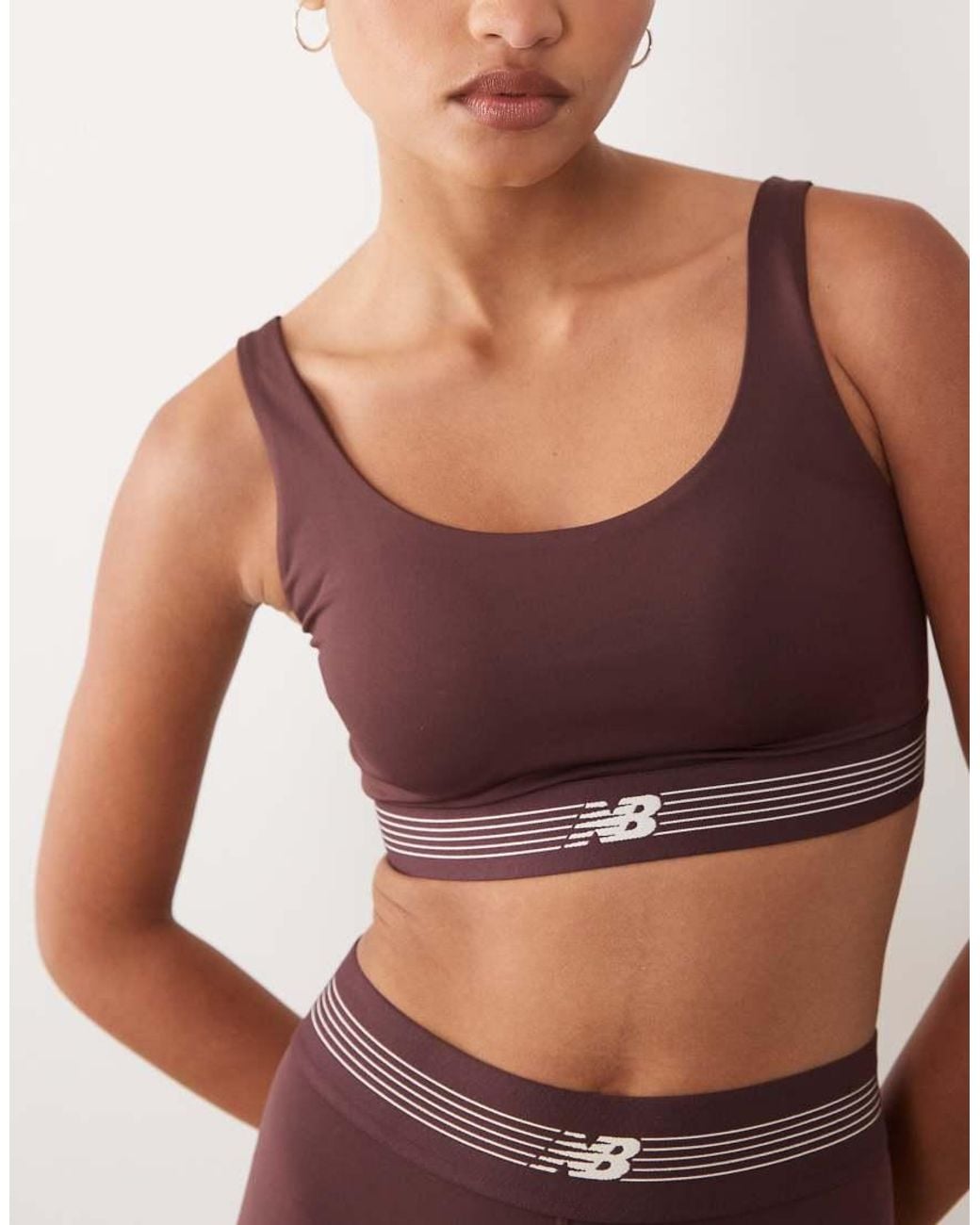 New Balance Brown Ac Train Bra