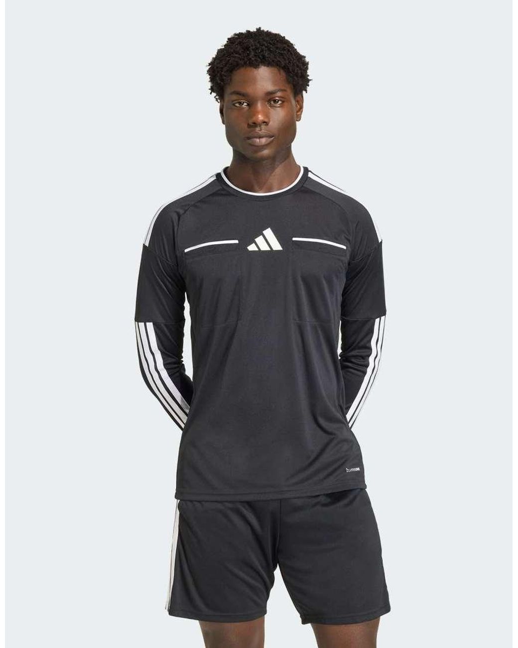 Adidas Originals Gray Referee 26 Jersey Long Sleeve for men