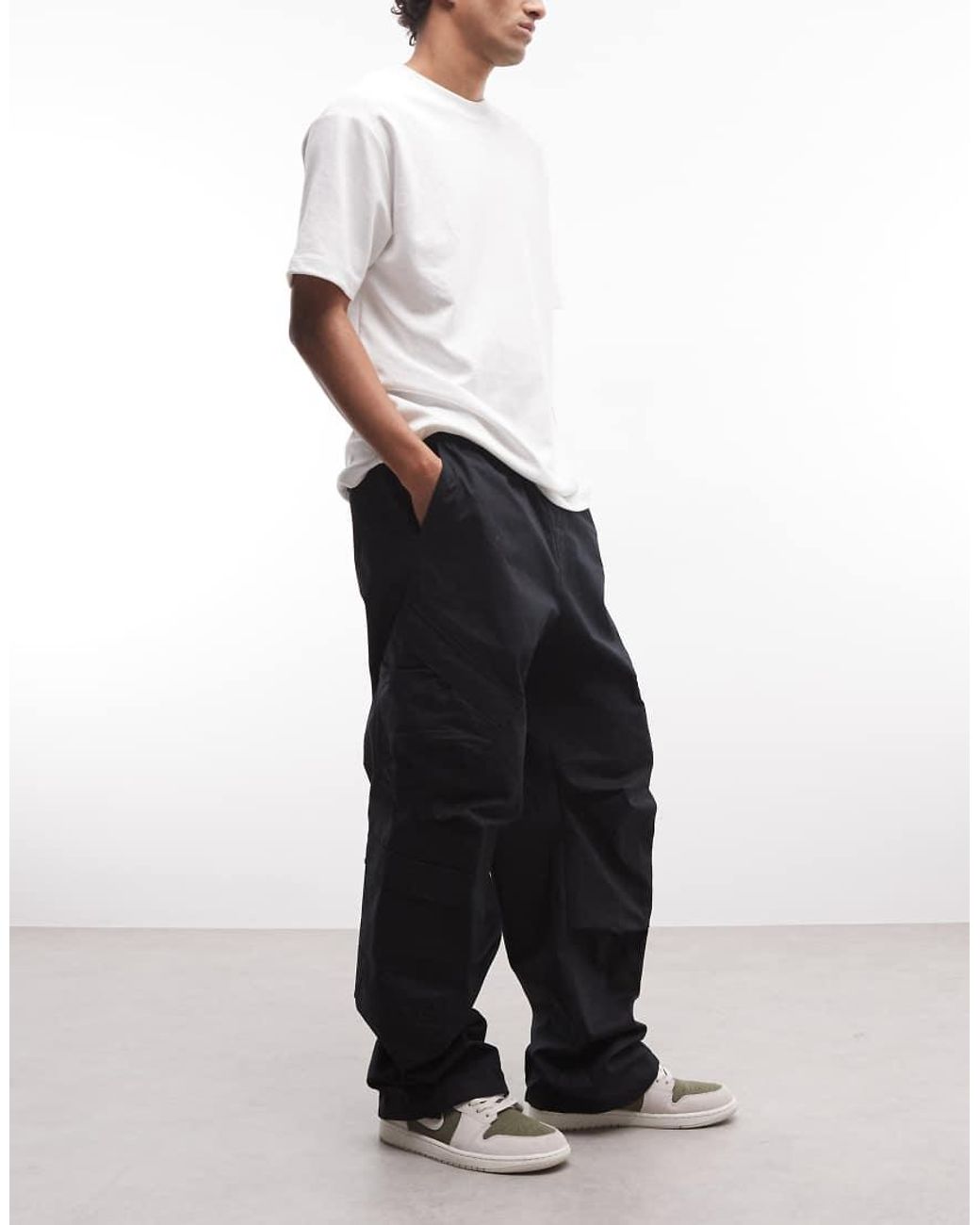 Nike White Flight Utility Trousers for men
