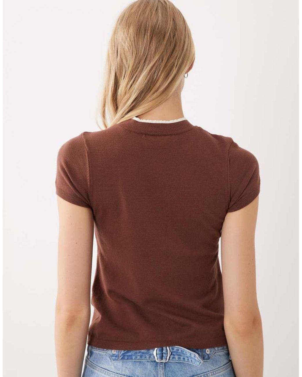 ASOS Tie-front Collared Top