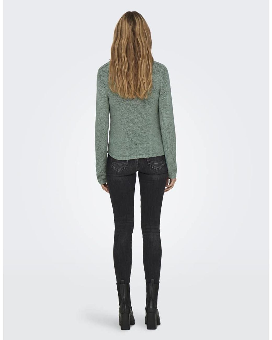 ONLY Green Knitted Pullover