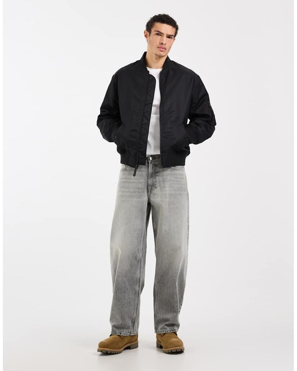 Levi's Blue Ma-1 Bomber Jacket for men