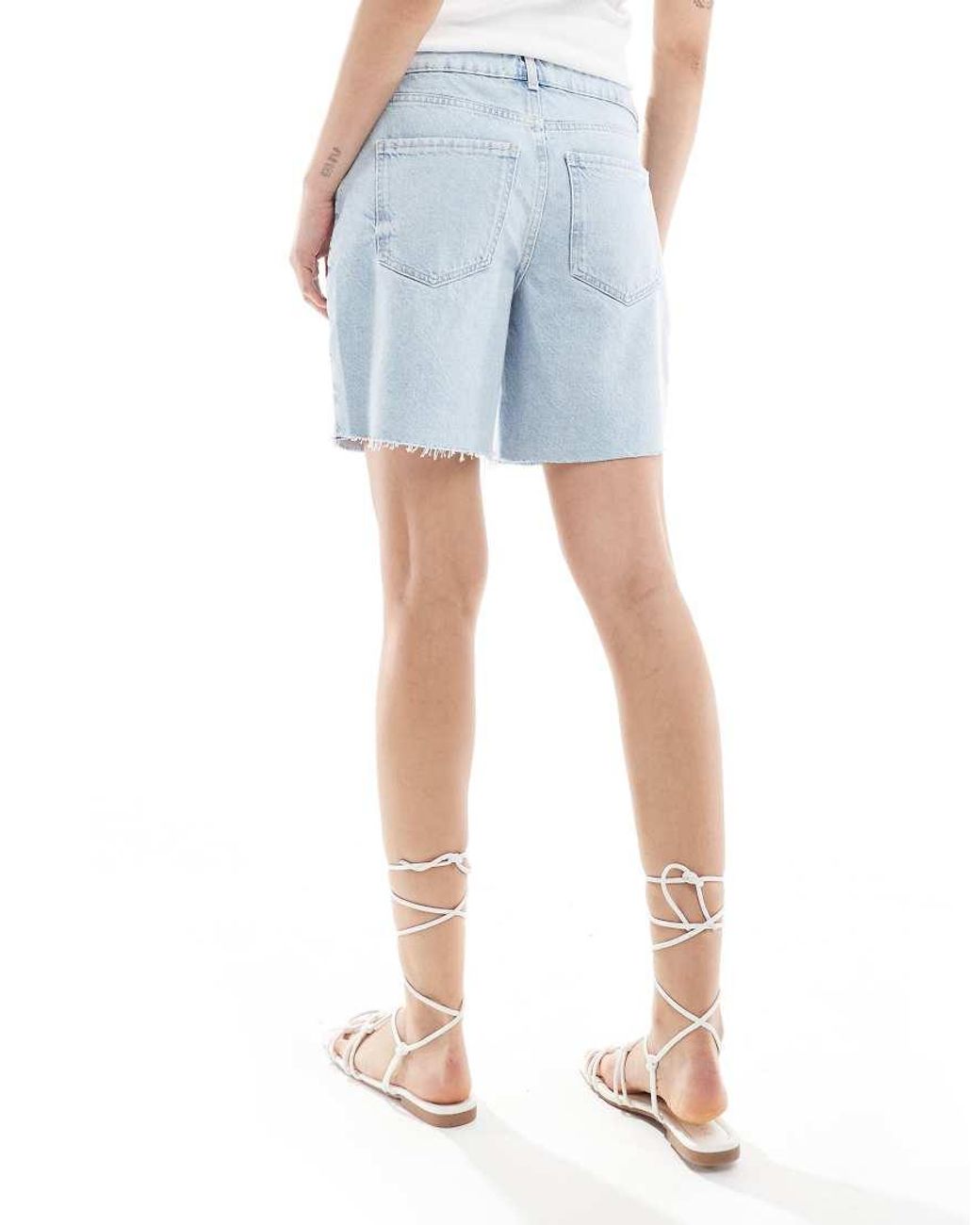New Look Blue Denim Bermuda Short