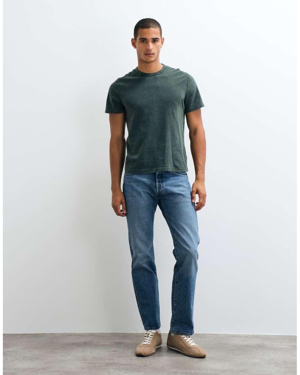 Abercrombie & Fitch Green Essential T-shirt for men