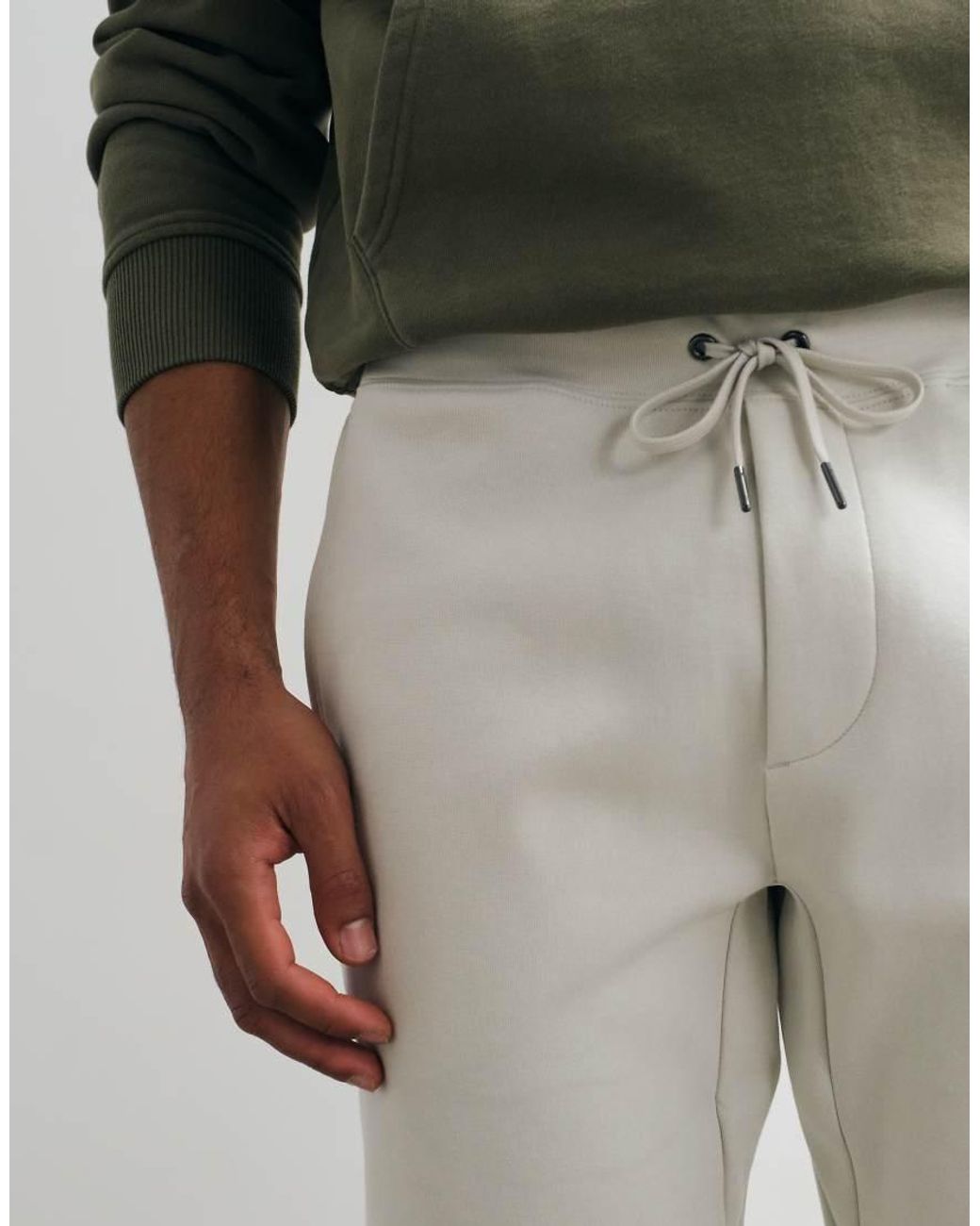 Polo Ralph Lauren White Double Knit Co Ord joggers for men