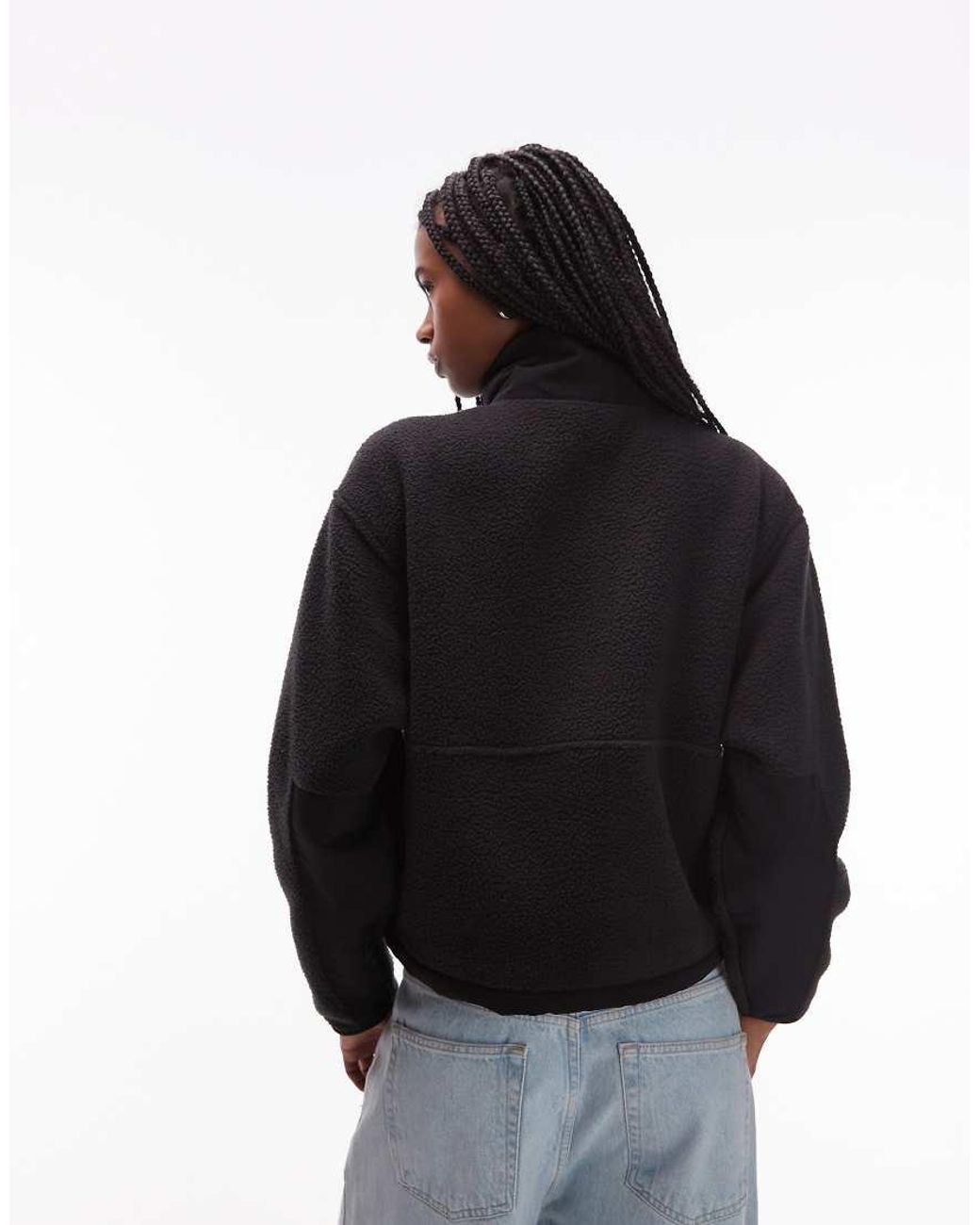 The North Face Black Yumiori Off Peak 1/2 Zip Fleece Jacket