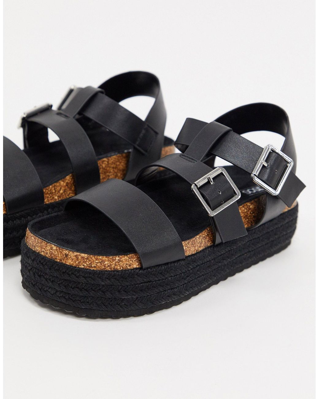 chunky black flatforms