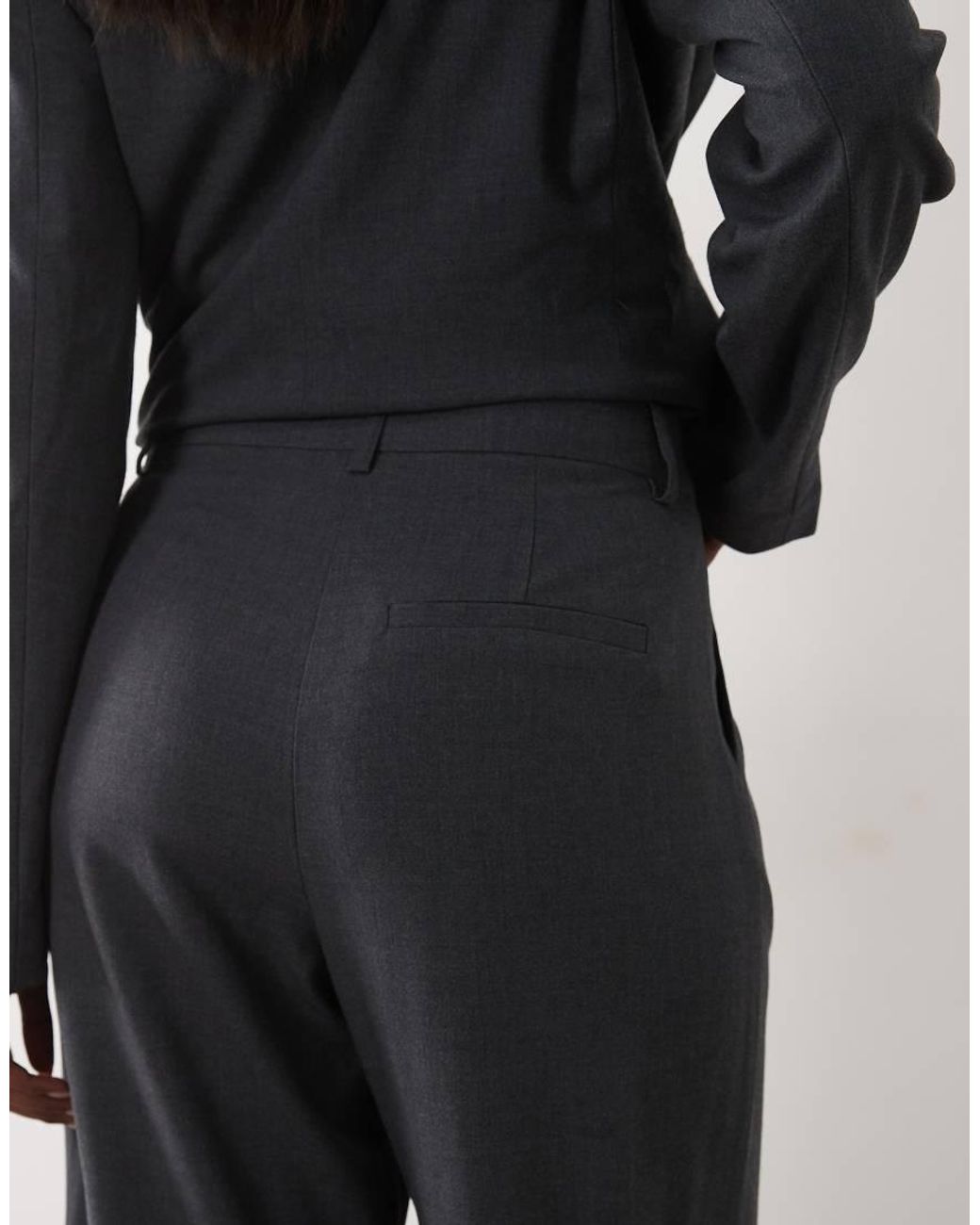 Vila Gray Tailored Wide Leg Trouser Co-ord