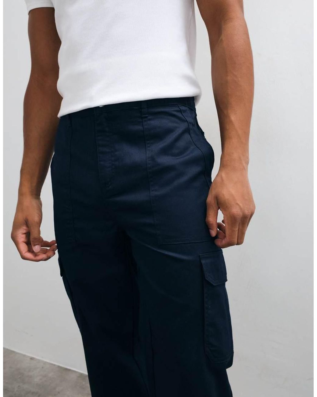 Regatta Blue Essential Cargo Trousers for men