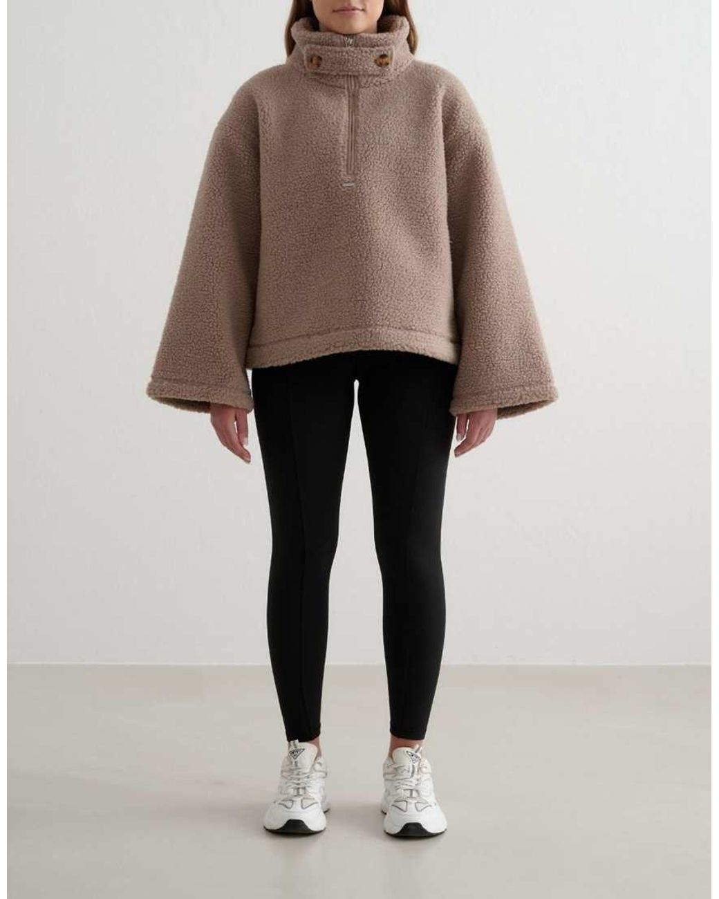 Aim'n Brown Dark Clay Pile Anorak