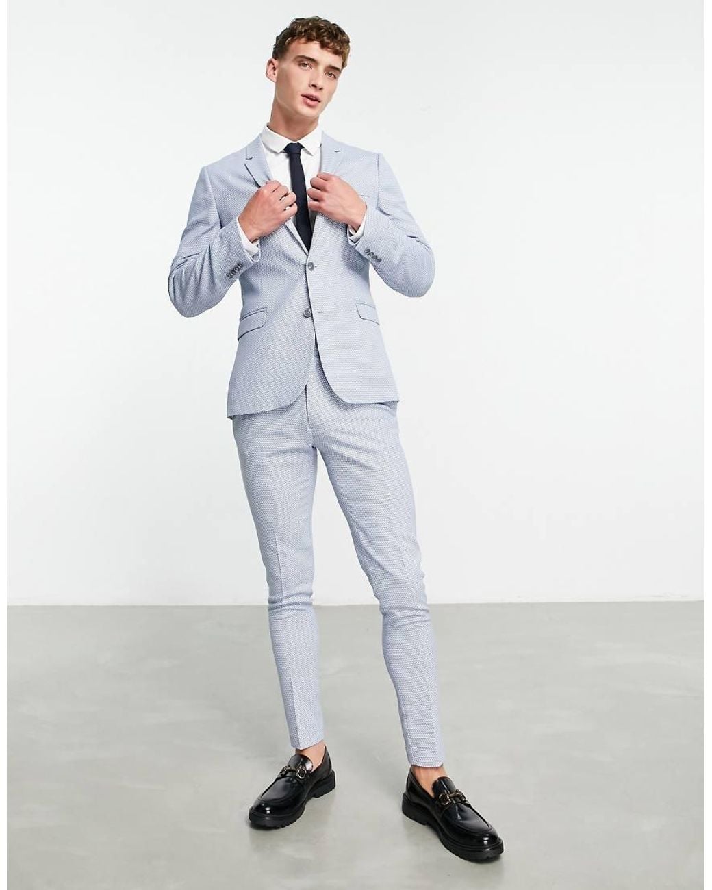ASOS White Wedding Super Skinny Suit Jacket for men