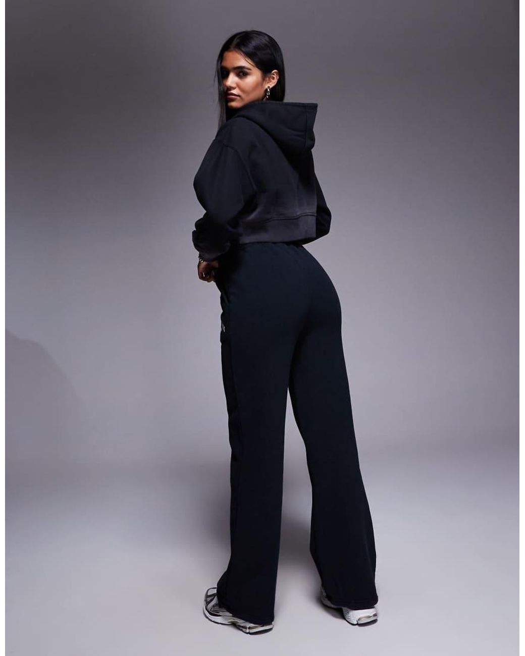 Good For Nothing Blue Relaxed Wide Leg Jogger