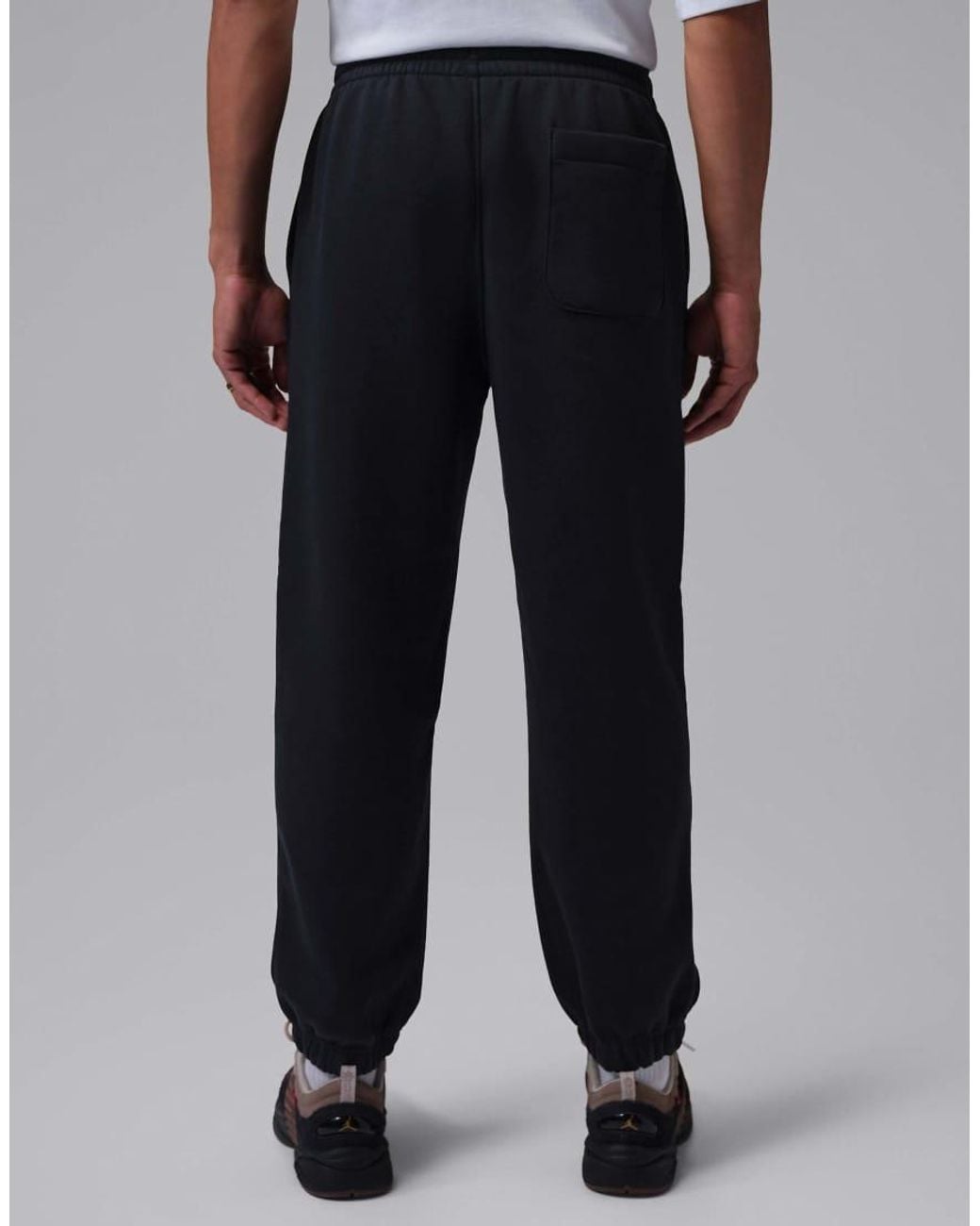 Nike Blue Jordan Brooklyn Fleece Cuffed Trousers for men