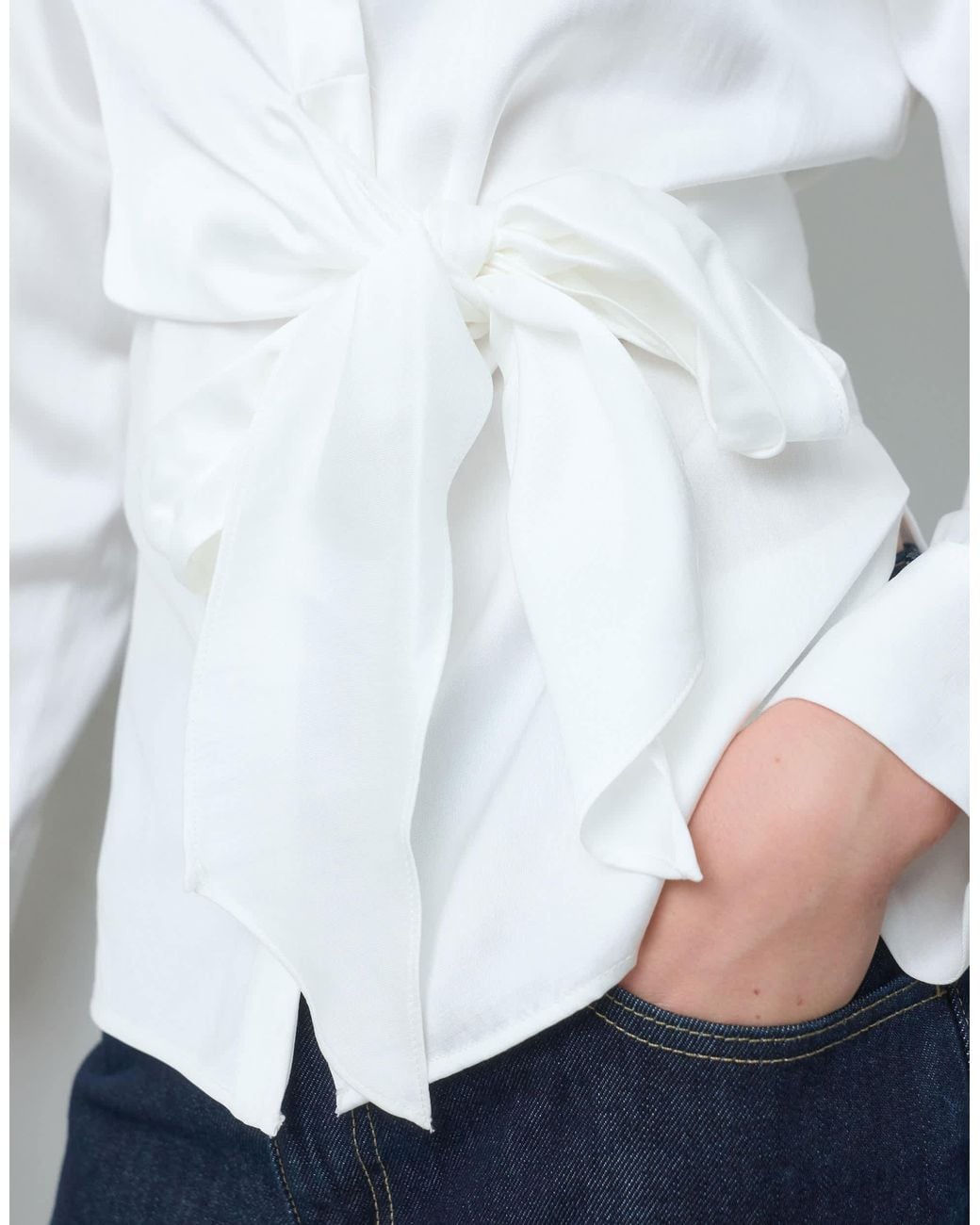 Mango White – hemdbluse