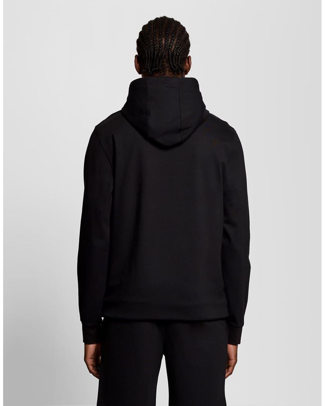 Lyle & Scott Black Sports Lightweight Hoodie for men