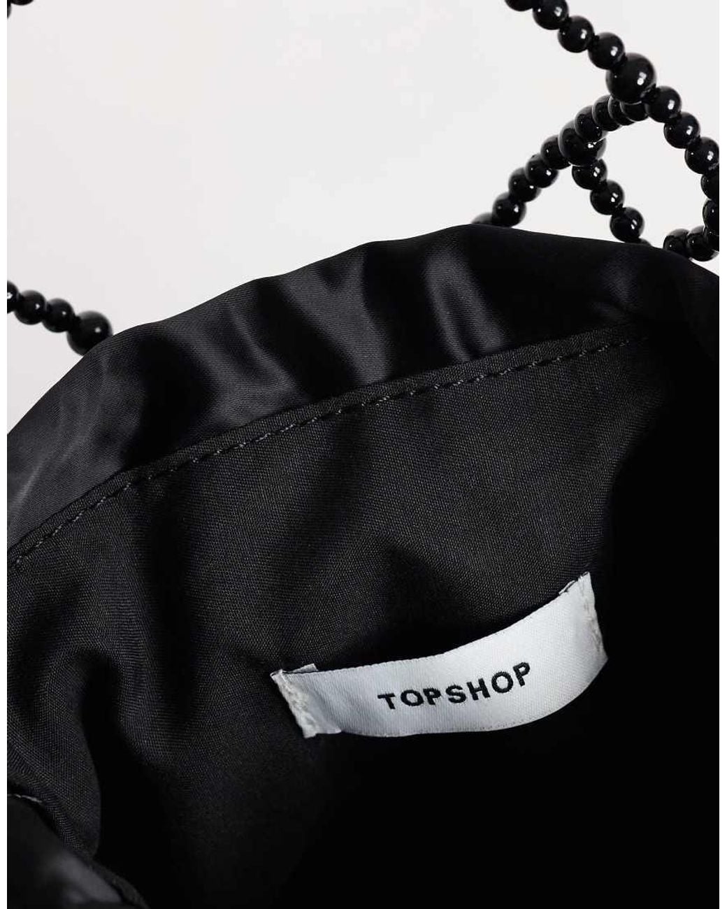 TOPSHOP White Adele Small Diamond Bead Grab Bag