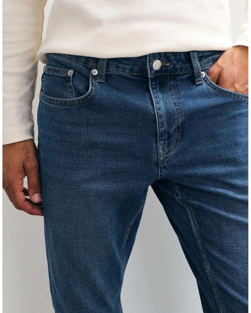 Only & Sons Blue Weft Regular Fit Jeans for men