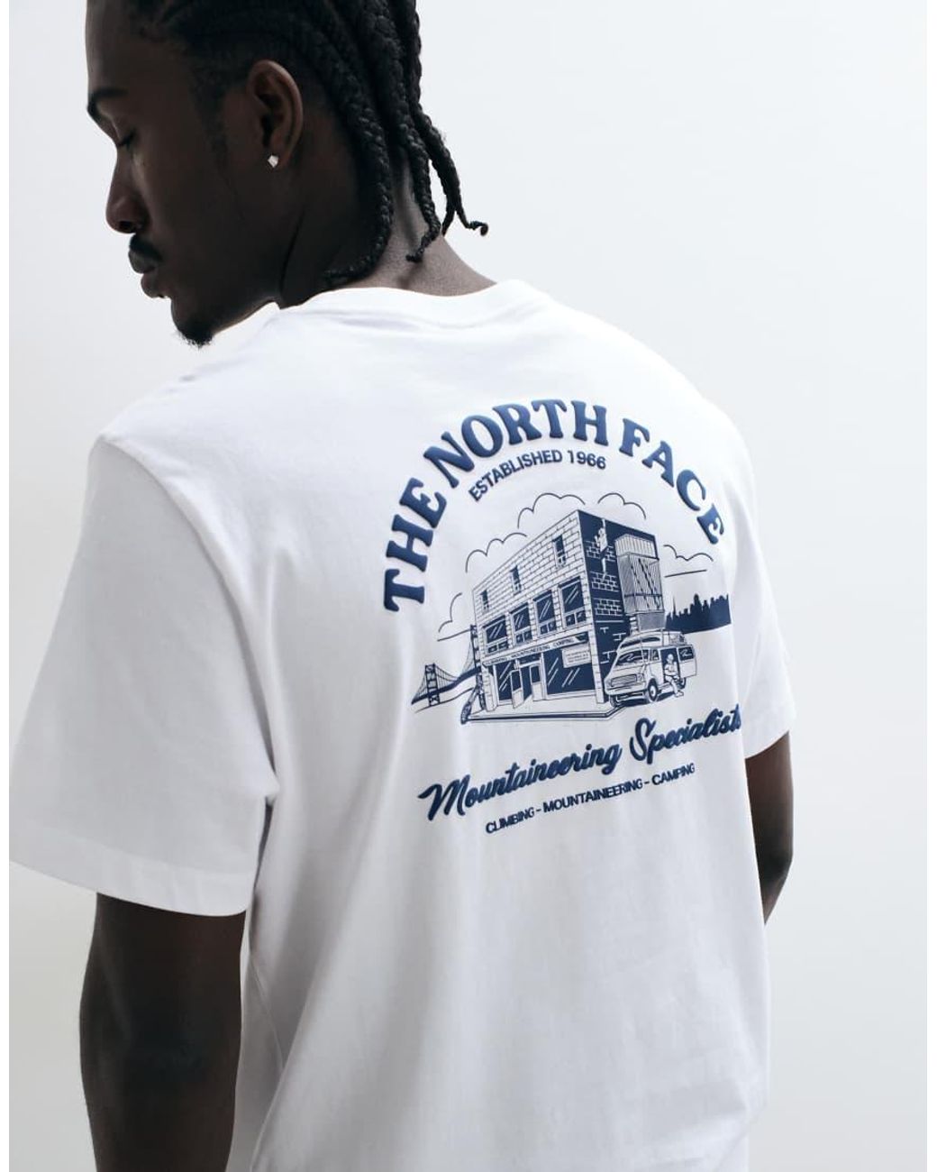 The North Face White Og Store Graphic T-shirt for men