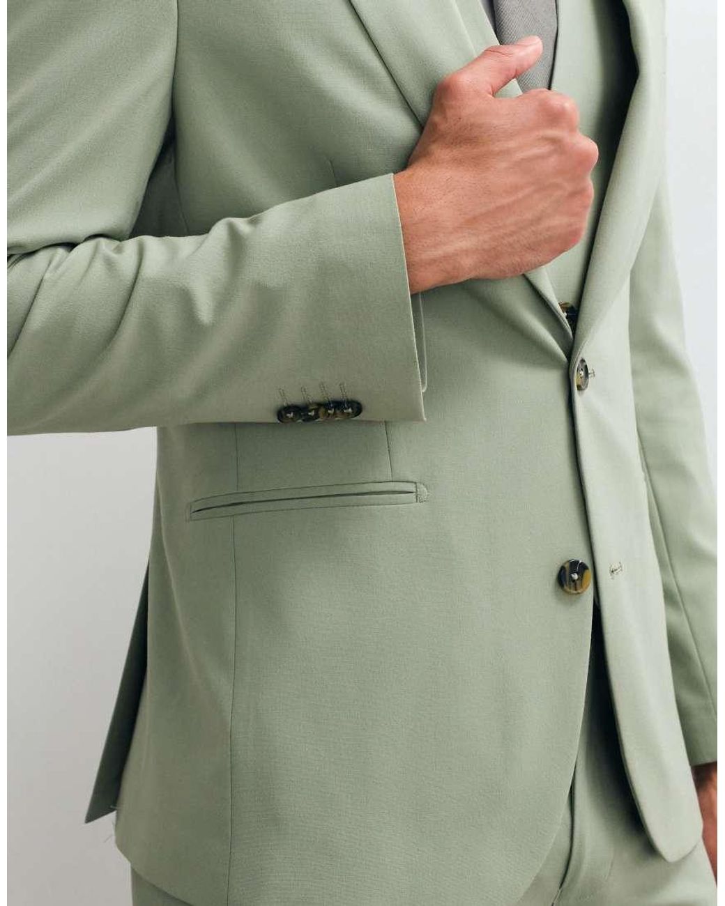 ASOS Green Slim Suit Blazer for men