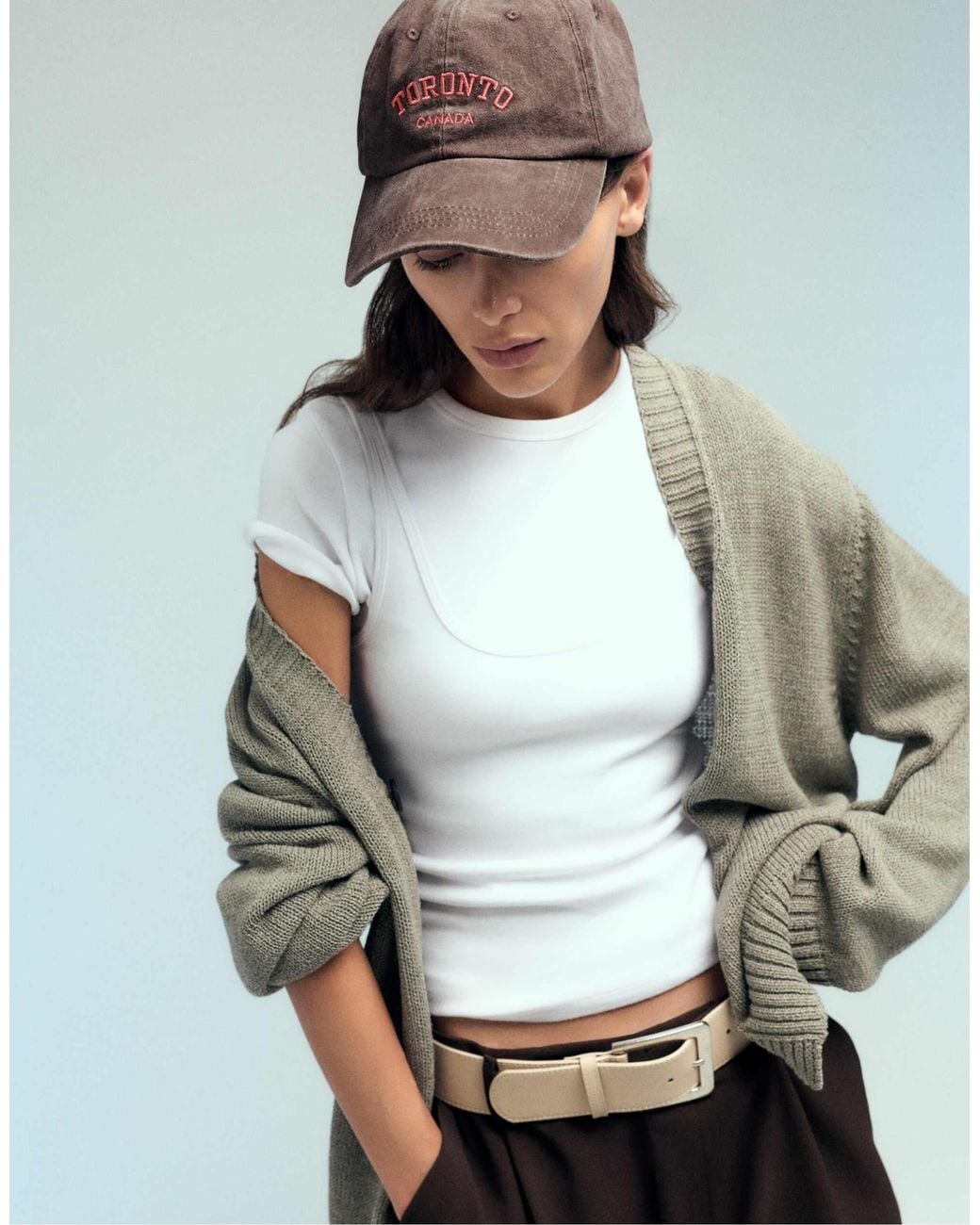 Pull&Bear Gray Toronto-cap