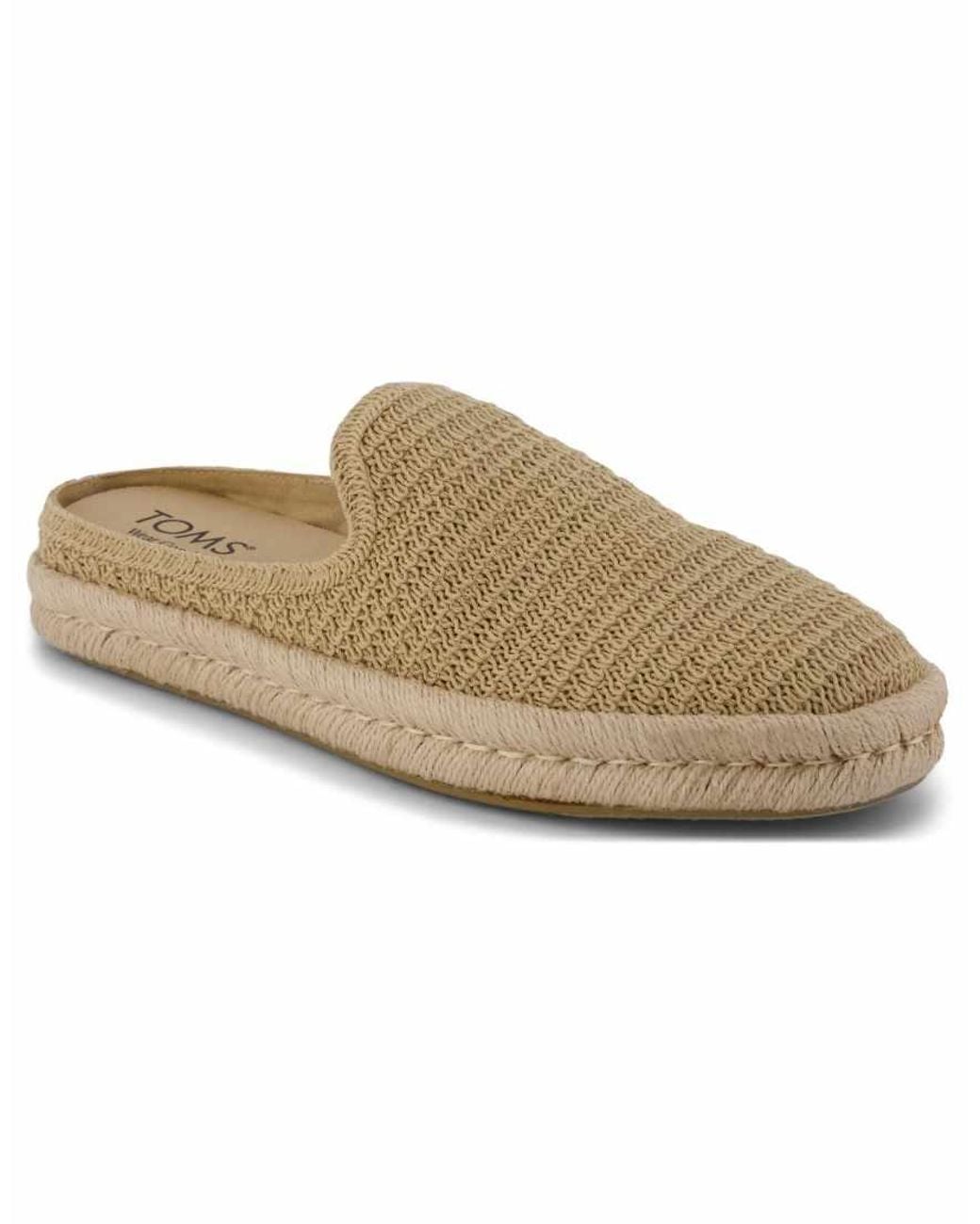 TOMS White Santiago Mule for men