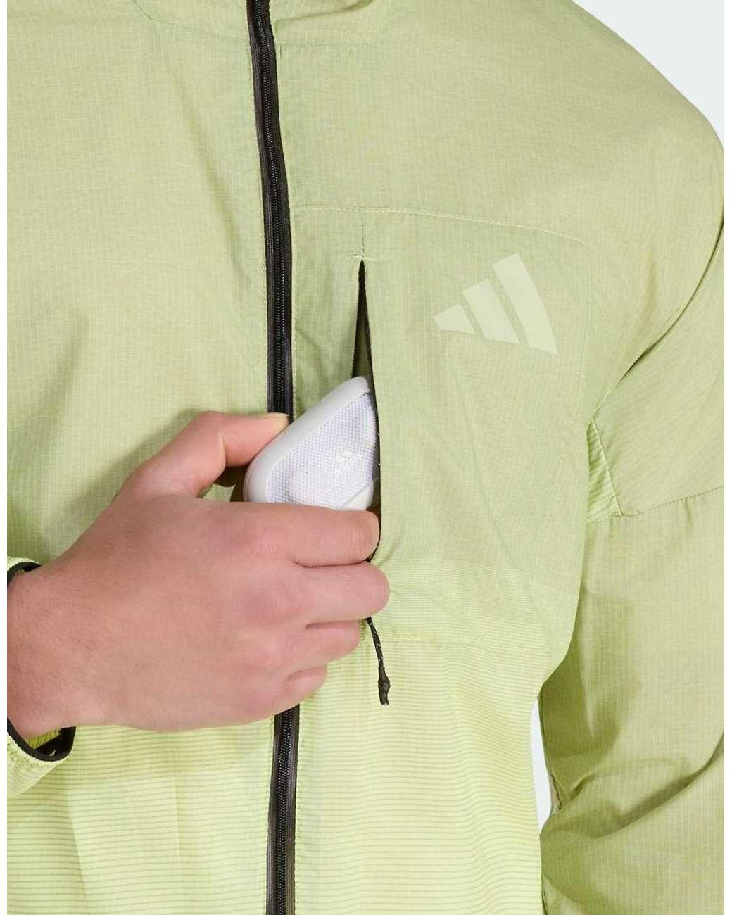 Adidas Originals Green Terrex Xperior Clima365 Light Windweave Jacket for men