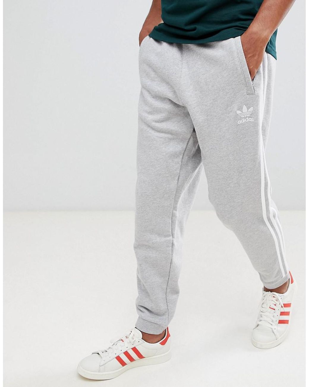 adidas originals jersey joggers in grey dn6010 Off 58% - wuuproduction.com