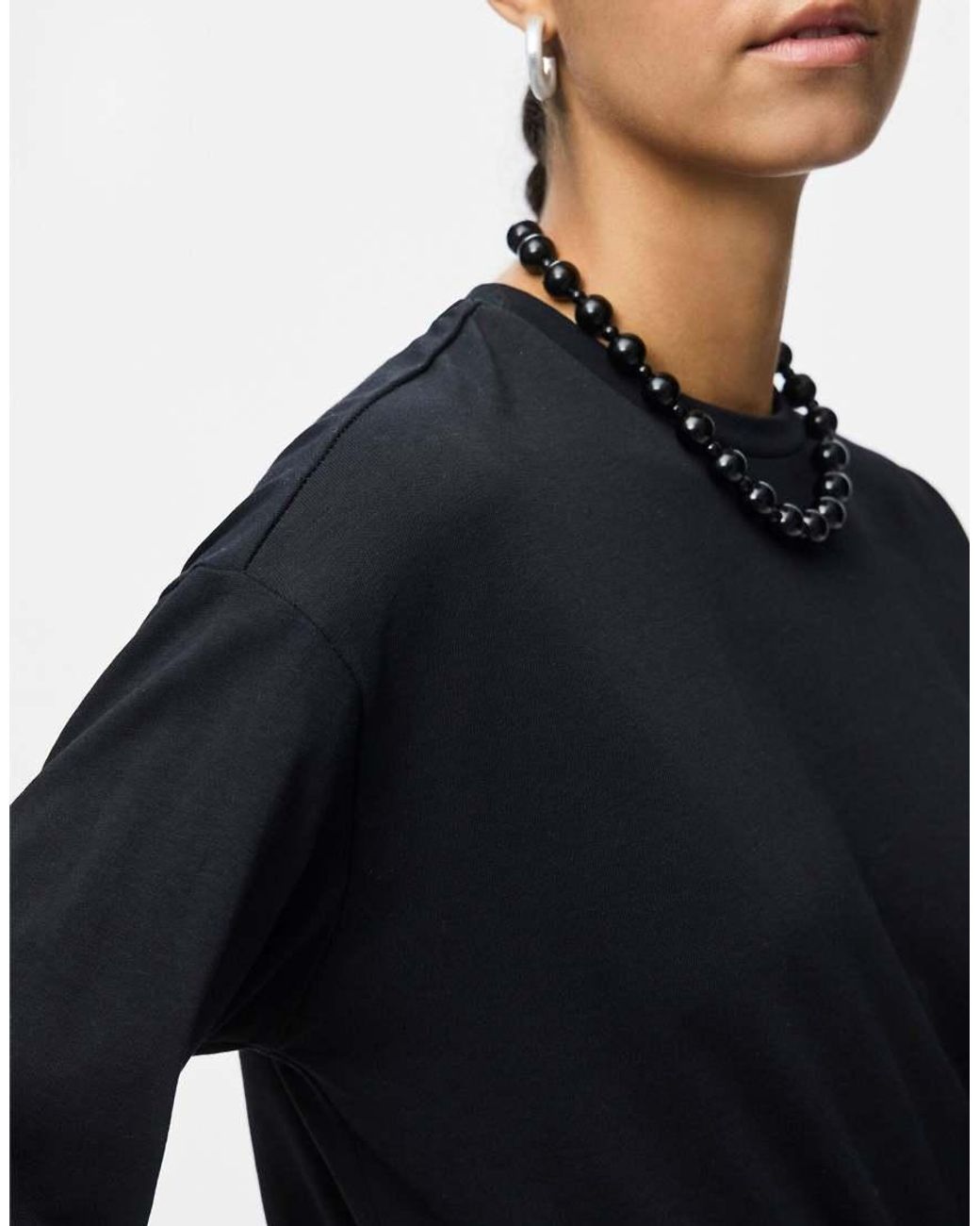 Pieces Blue Long Sleeved Top