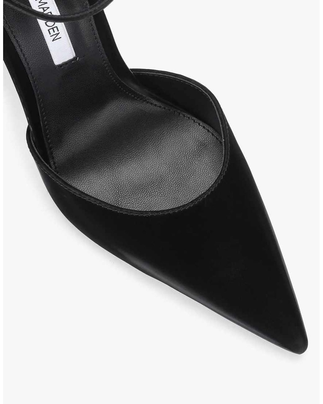 Steve Madden Black Morrie Heeled Sandals
