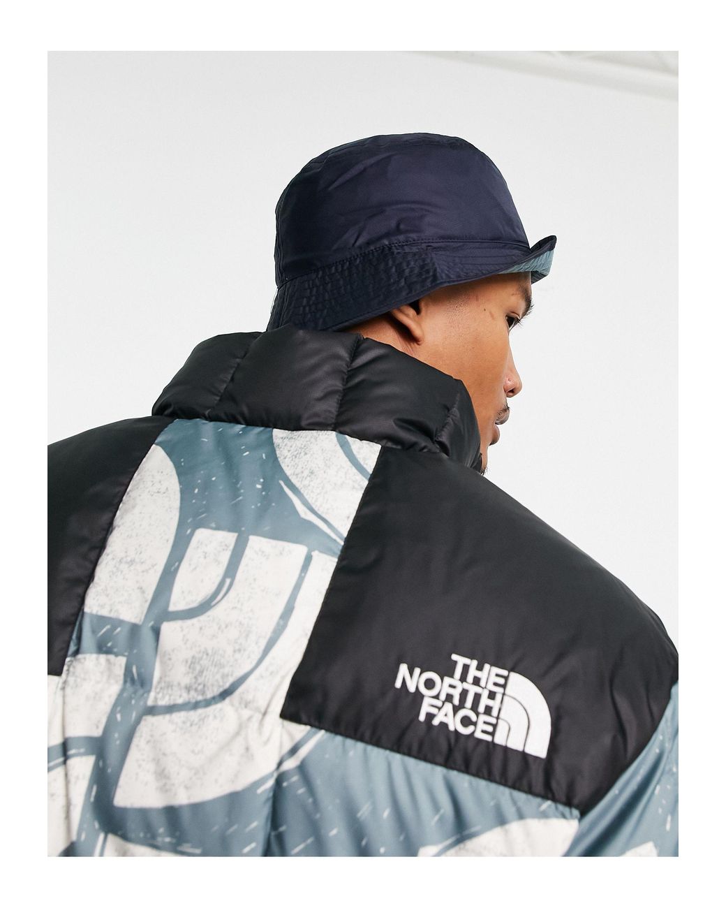 North Face Sun Stash Bucket Hat in Navy 