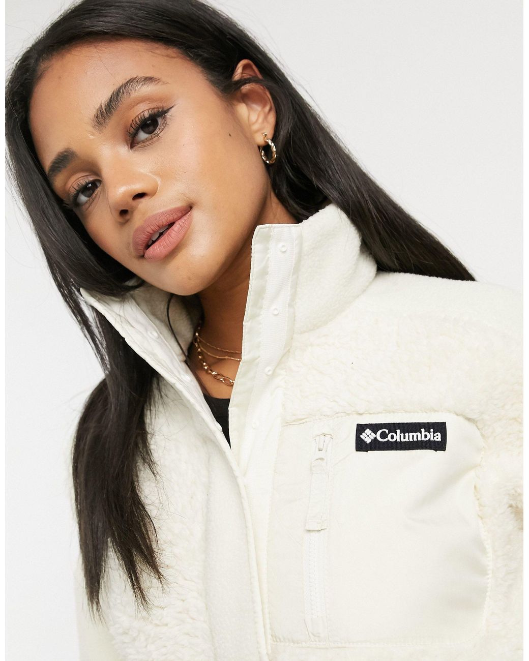 Columbia lodge sherpa pullover fleece in blac hotsell