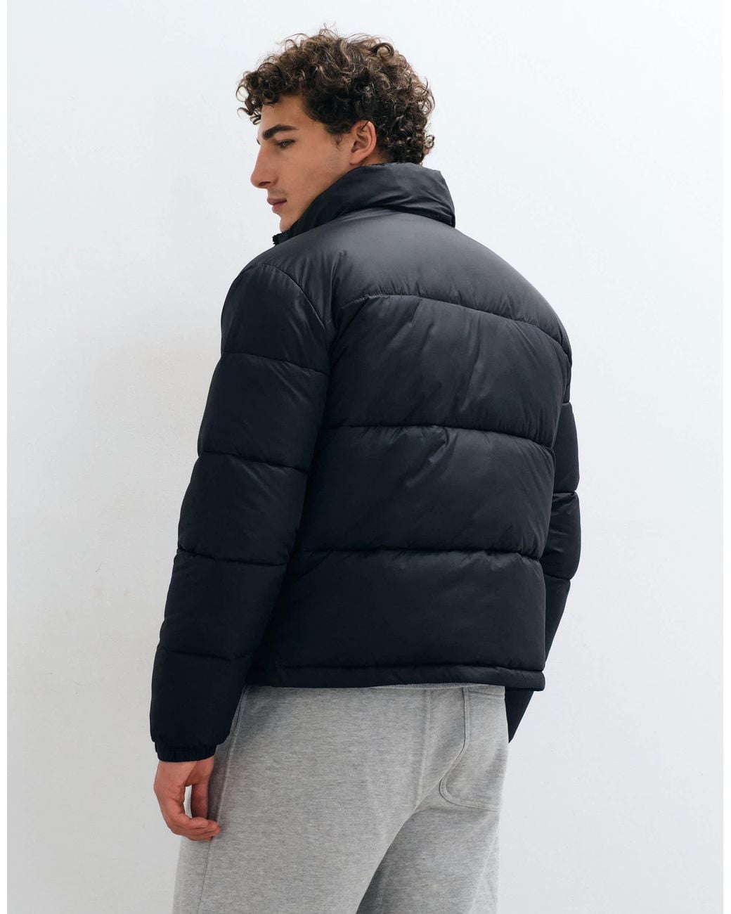 Only & Sons Blue Puffer Jacket for men